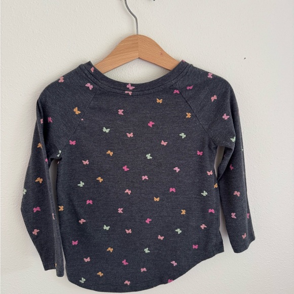 Set of 2 Cat & Jack Shirts, size 3T. Butterfly shirt and Fox Shirt - Picture 4 of 7